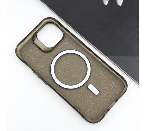 Чохол TPU Radiance with MagSafe для Apple iPhone 15 (6.1") Black