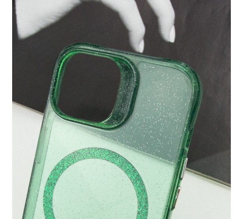 Чохол TPU Radiance with MagSafe для Apple iPhone 15 (6.1") Green