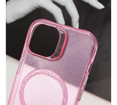 Чохол TPU Radiance with MagSafe для Apple iPhone 15 (6.1") Pink Чохол TPU Radiance with MagSafe для Apple iPhone 15 (6.1") Pink