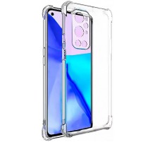 TPU чохол GETMAN Ease logo посилені кути Full Camera для OnePlus 9 Безбарвний (прозорий)