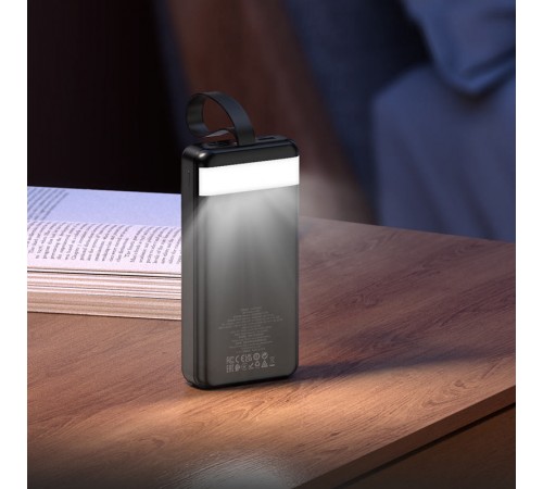 Портативний ЗП Power Bank Hoco J123B Element 22.5W+PD20W 30000 mAh Black