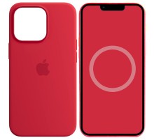Чохол Silicone case (AAA) full with Magsafe and Animation для Apple iPhone 14 Pro (6.1") Червоний / Red