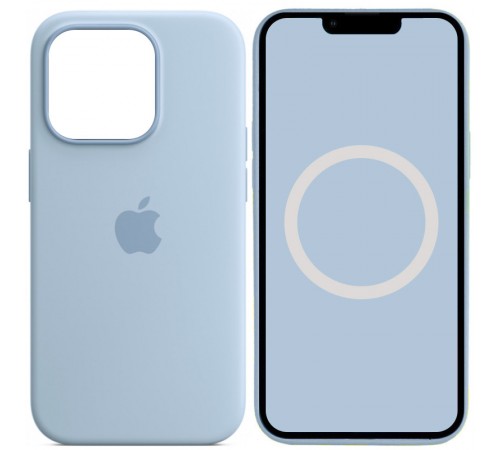 Чохол Silicone case (AAA) with Magsafe and Animation для Apple iPhone 14 Pro Max (6.7") Блакитний / Sky Чохол Silicone case (AAA) with Magsafe and Animation для Apple iPhone 14 Pro Max (6.7") Блакитний / Sky