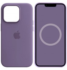 Чохол Silicone case (AAA) with Magsafe and Animation для Apple iPhone 14 Pro Max (6.7") Фіолетовий / Iris