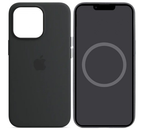 Чохол Silicone case (AAA) with Magsafe and Animation для Apple iPhone 14 Pro Max (6.7") Чорний / Midnight Чохол Silicone case (AAA) with Magsafe and Animation для Apple iPhone 14 Pro Max (6.7") Чорний / Midnight