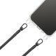 Чохол TPU Transparent with Straps для Apple iPhone 12 Pro Max (6.7") Black