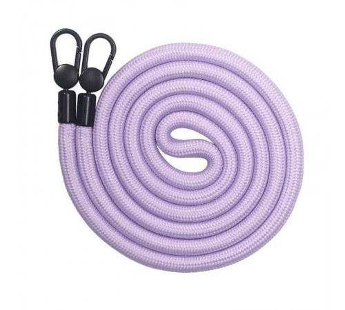 Чохол TPU Transparent with Straps для Apple iPhone 12 Pro Max (6.7") Light Purple Чохол TPU Transparent with Straps для Apple iPhone 12 Pro Max (6.7") Light Purple