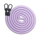 Чохол TPU Transparent with Straps для Apple iPhone 12 Pro Max (6.7") Light Purple