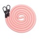 Чохол TPU Transparent with Straps для Apple iPhone 14 Pro Max (6.7") Light Pink