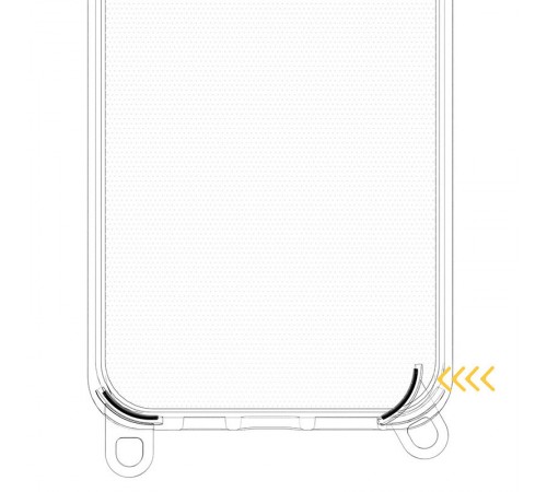 Чохол TPU Transparent with Straps для Apple iPhone 14 Pro Max (6.7") Light Pink Чохол TPU Transparent with Straps для Apple iPhone 14 Pro Max (6.7") Light Pink