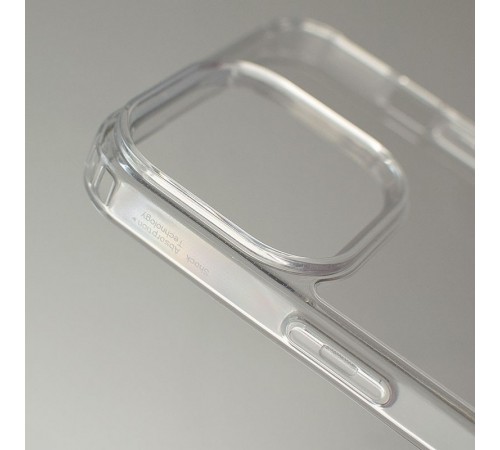 Чохол TPU Transparent with Straps для Apple iPhone 14 Pro Max (6.7") Orange / White Чохол TPU Transparent with Straps для Apple iPhone 14 Pro Max (6.7") Orange / White