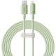 Дата кабель Baseus Habitat Series Fast Charging USB to Lightning 2.4A (1m) (P10360200421-0) Natural Green