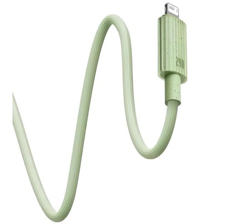 Дата кабель Baseus Habitat Series Fast Charging USB to Lightning 2.4A (1m) (P10360200421-0) Natural Green