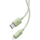Дата кабель Baseus Habitat Series Fast Charging USB to Lightning 2.4A (1m) (P10360200421-0) Natural Green