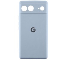 Чохол Silicone Cover Lakshmi Full Camera (AAA) with Logo для Google Pixel 7 Блакитний / Sweet Blue