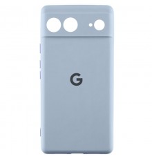 Чохол Silicone Cover Lakshmi Full Camera (AAA) with Logo для Google Pixel 7 Блакитний / Sweet Blue