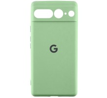 Чохол Silicone Cover Lakshmi Full Camera (AAA) with Logo для Google Pixel 7 Pro М'ятний / Mint