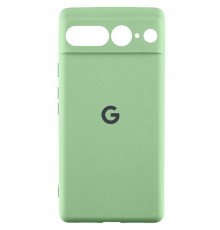 Чохол Silicone Cover Lakshmi Full Camera (AAA) with Logo для Google Pixel 7 Pro М'ятний / Mint