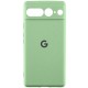 Чохол Silicone Cover Lakshmi Full Camera (AAA) with Logo для Google Pixel 7 Pro М'ятний / Mint