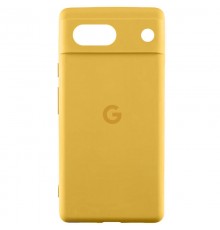 Чохол Silicone Cover Lakshmi Full Camera (AAA) with Logo для Google Pixel 7a Жовтий / Yellow