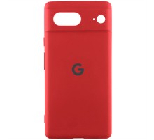 Чохол Silicone Cover Lakshmi Full Camera (AAA) with Logo для Google Pixel 8 Червоний / Red
