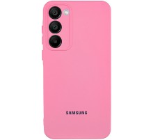 Чохол Silicone Cover Lakshmi Full Camera (AAA) with Logo для Samsung Galaxy S20 FE Рожевий / Light pink