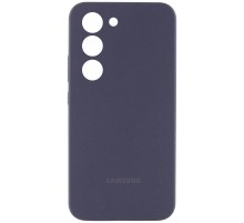 Чохол Silicone Cover Lakshmi Full Camera (AAA) with Logo для Samsung Galaxy S23 Сірий / Dark Gray