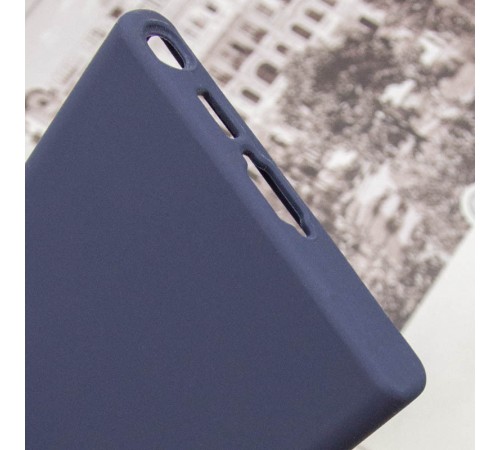 Чохол Silicone Cover Lakshmi Full Camera (AAA) with Logo для Samsung Galaxy S23 Ultra Темно-синій / Midnight blue