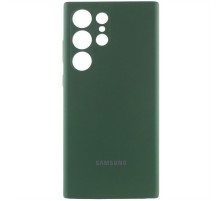 Чохол Silicone Cover Lakshmi Full Camera (AAA) with Logo для Samsung Galaxy S23 Ultra Зелений / Cyprus Green