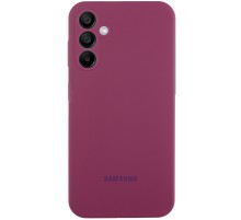 Чохол Silicone Cover Lakshmi Full Camera (AAA) with Logo для Samsung Galaxy S24+ Бордовий / Plum