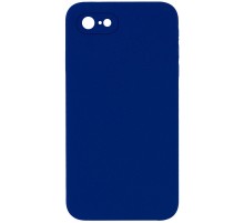 Silicone Case Square Full Camera Protective (AA) NOLOGO для Apple iPhone 6/6s (4.7") Синій / Deep navy