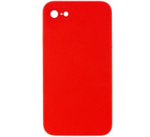 Чохол Silicone Case Square Full Camera Protective (AA) NOLOGO для Apple iPhone 7/8/SE (2020) (4.7") Червоний / Red