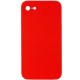 Чохол Silicone Case Square Full Camera Protective (AA) NOLOGO для Apple iPhone 7/8/SE (2020) (4.7") Червоний / Red