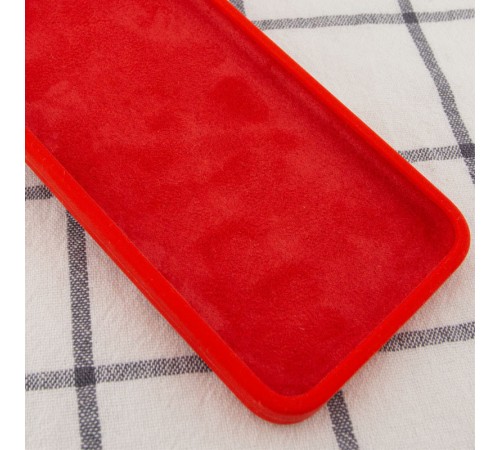 Чохол Silicone Case Square Full Camera Protective (AA) NOLOGO для Apple iPhone 7/8/SE (2020) (4.7") Червоний / Red