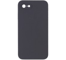 Silicone Case Square Full Camera Protective (AA) NOLOGO для Apple iPhone 7 / 8 / SE (2020) (4.7") Сірий / Dark Gray