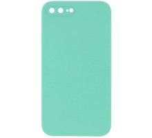 Silicone Case Square Full Camera Protective (AA) NOLOGO для Apple iPhone 7 plus / 8 plus (5.5") Бірюзовий / Turquoise