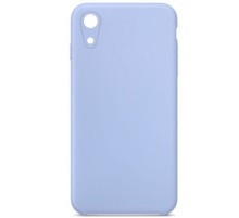 Silicone Case Square Full Camera Protective (AA) NOLOGO для Apple iPhone XR (6.1") Блакитний / Lilac Blue