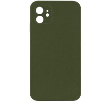Silicone Case Square Full Camera Protective (AA) NOLOGO для Apple iPhone 11 (6.1") Зелений / Cyprus Green