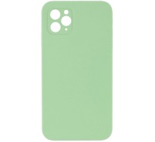 Silicone Case Square Full Camera Protective (AA) NOLOGO для Apple iPhone 11 Pro (5.8") М'ятний / Mint