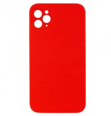 Чохол Silicone Case Square Full Camera Protective (AA) NOLOGO для Apple iPhone 11 Pro Max (6.5") Червоний / Red