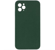 Silicone Case Square Full Camera Protective (AA) NOLOGO для Apple iPhone 11 Pro Max (6.5") Зелений / Cyprus Green
