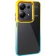Чохол TPU+PC Fresh sip series для Xiaomi Redmi Note 13 Pro 4G / Poco M6 Pro 4G Бірюзовий / Помаранчевий