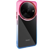 Чохол TPU+PC Fresh sip series для Xiaomi Redmi A3 Синій / Рожевий