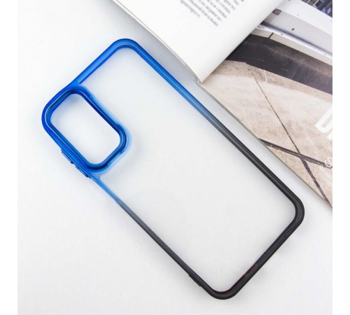 Чохол TPU+PC Fresh sip series для Samsung Galaxy A25 5G Чорний / Синій