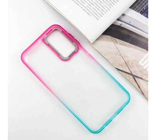 Чохол TPU+PC Fresh sip series для Samsung Galaxy A24 4G Бірюзовий / Рожевий Чохол TPU+PC Fresh sip series для Samsung Galaxy A24 4G Бірюзовий / Рожевий
