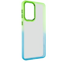 Чохол TPU+PC Fresh sip series для Motorola Moto E13 Бірюзовий / Лимонний