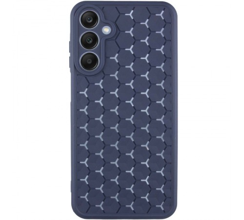 Чохол TPU Honeycomb для Samsung Galaxy A25 5G Темно-синій / Midnight blue Чохол TPU Honeycomb для Samsung Galaxy A25 5G Темно-синій / Midnight blue
