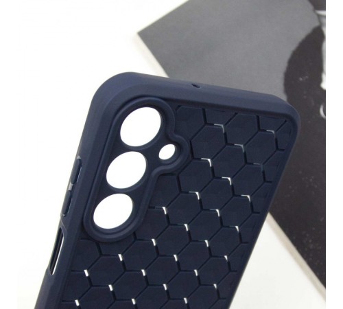 Чохол TPU Honeycomb для Samsung Galaxy A25 5G Темно-синій / Midnight blue Чохол TPU Honeycomb для Samsung Galaxy A25 5G Темно-синій / Midnight blue