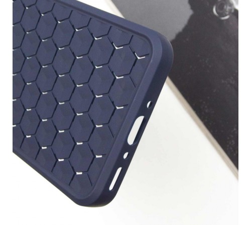Чохол TPU Honeycomb для Samsung Galaxy A25 5G Темно-синій / Midnight blue Чохол TPU Honeycomb для Samsung Galaxy A25 5G Темно-синій / Midnight blue