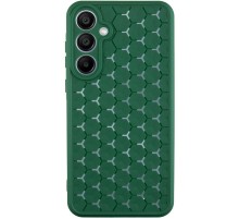 Чохол TPU Honeycomb для Samsung Galaxy A55 Зелений / Cyprus Green